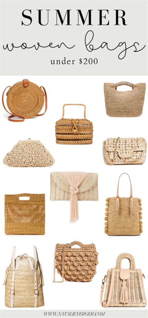 The Best Woven Bags Under $200 | Natalie Yerger