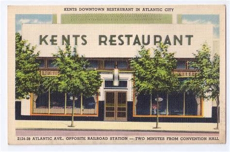 Kents Restaurant Atlantic City NJ Tichnor Linen