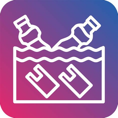 Premium Vector | Water Pollution Icon Style