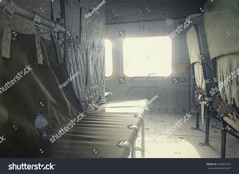 Inside Military Transport Helicopter Stock Photo 655601254 | Shutterstock