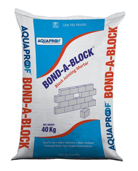 Bond-A-Block – Aquaproof Wallcare (I) Pvt Ltd.