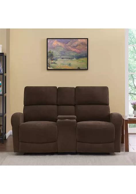 ProLounger 2 Seat Wall Hugger Recliner Loveseat with Power Storage ...