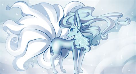 Alolan ninetales by Ohuhu on DeviantArt