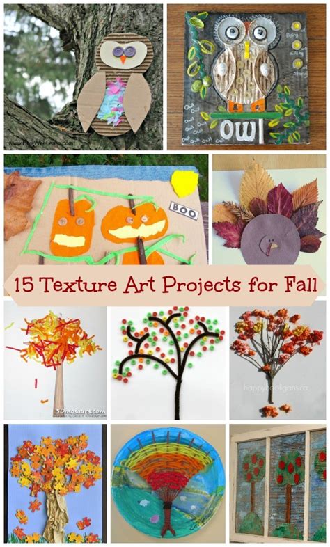 15 Fall-themed Texture Art Projects for Kids - Edventures with Kids