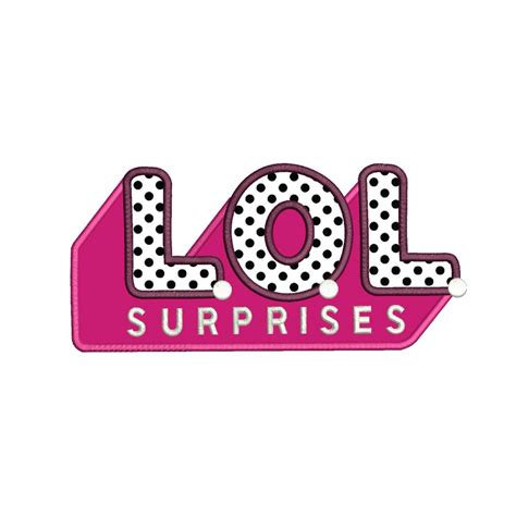 LOL Surprise Logo Applique Design