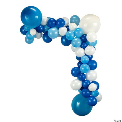 Blue Balloon Garland