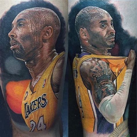 30 Kobe Bryant Tattoo Designs For Men - Basketball Ink Ideas