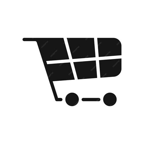 Premium Vector | Shopping cart silhouette