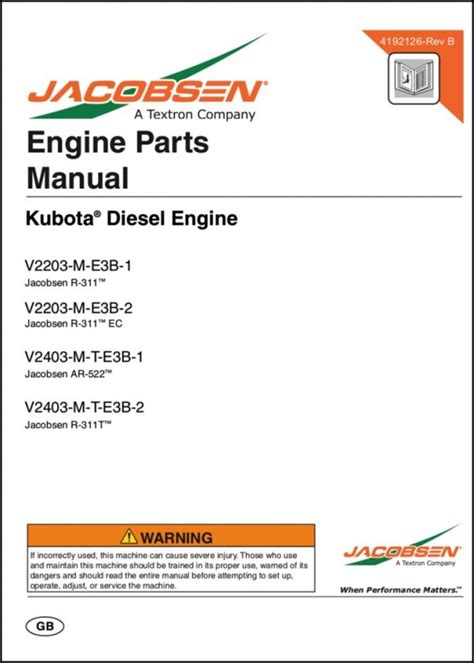 Kubota Diesel Engine Manuals - MARINE DIESEL BASICS