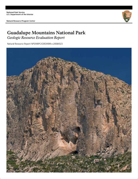 NPS Geodiversity Atlas—Guadalupe Mountains National Park, Texas (U.S. National Park Service)