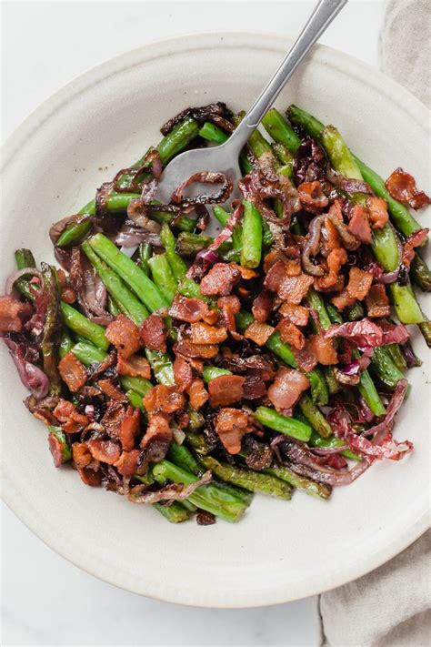 Garden Green Beans with Bacon - Recipe Girl