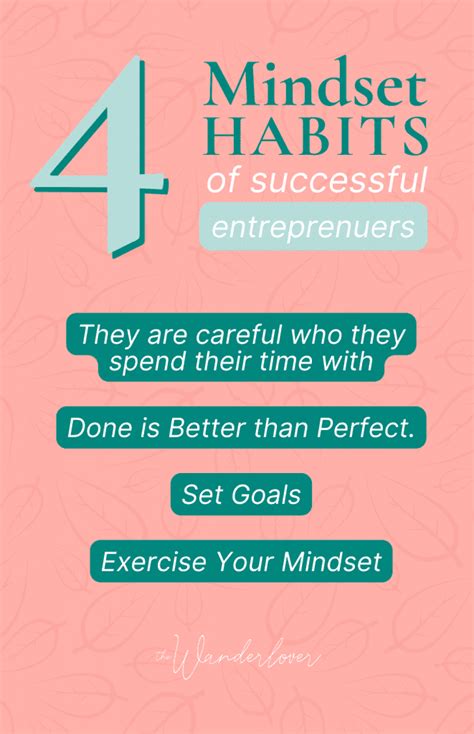 4 Mindset Habits of Successful Entrepreneurs