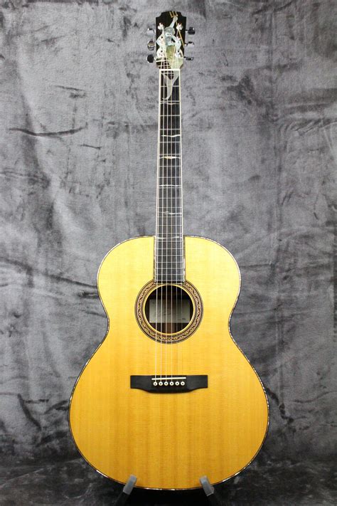 1992 William "Grit" Laskin Poseidon Mermaid Inlay Natural > Guitars Acoustic | Empire Guitars RI