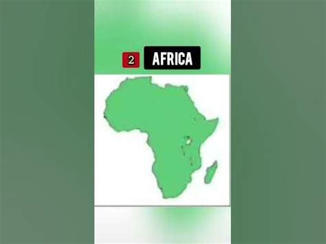 7 continents from largest to smallest - YouTube