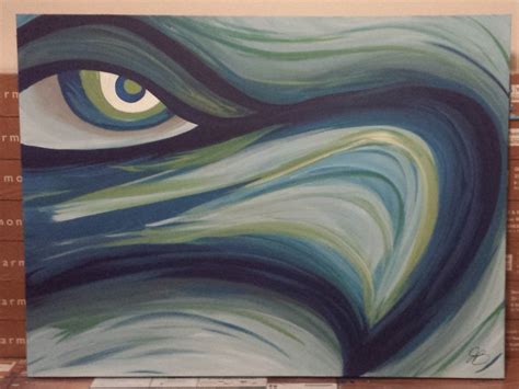 Seattle Seahawks Abstract Painting - Etsy