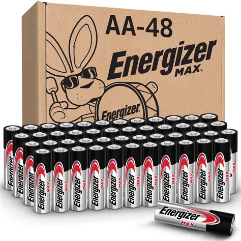 Energizer MAX AA Batteries (48 Pack), Double A Alkaline Batteries - Walmart.com - Walmart.com