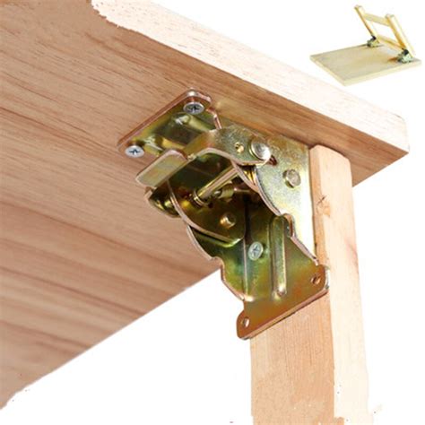 90 Degrees Self-locking Folding Hinge Dining Table Lift Support Connection Cabinet Hinges ...