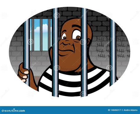 Prisoner inmate stock illustration. Illustration of vector - 14606317