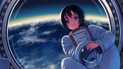 Download Space Anime Astronaut HD Wallpaper by WINDow