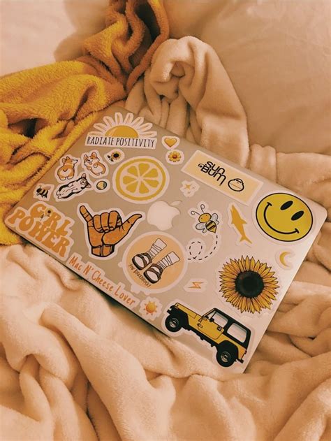 VSCO - emileeredshaww | Yellow aesthetic, Aesthetic stickers, Computer sticker