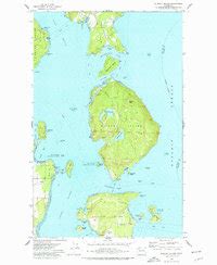 Hi-Res Interactive Map of Blakely Island, San Juan County, WA in 1973 ...