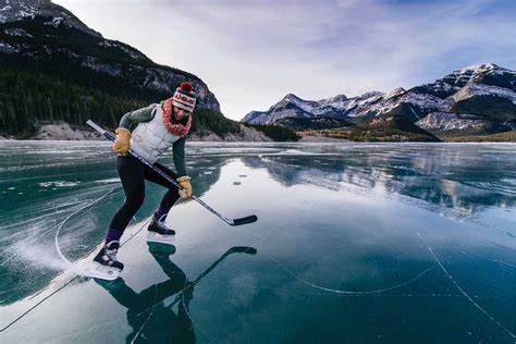 Where to Play Pond Hockey in the Mountains - Avenue Calgary