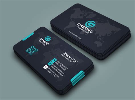 Professional Name Card Template - Toptemplate.my.id