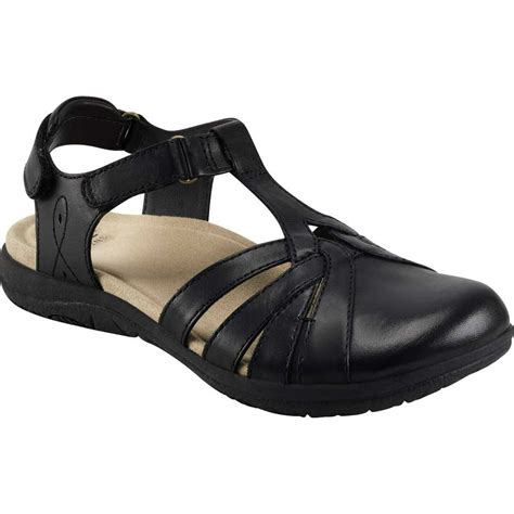 EARTH ORIGINS - Women's Earth Origins Sierra Slingback Closed Toe Sandal Black Eco Calf Leather ...