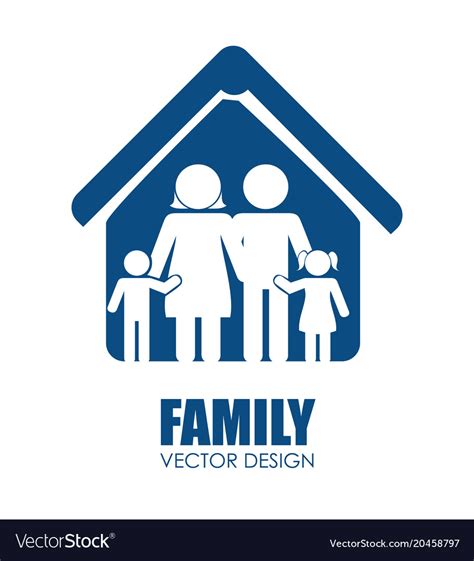 Family unity design Royalty Free Vector Image - VectorStock