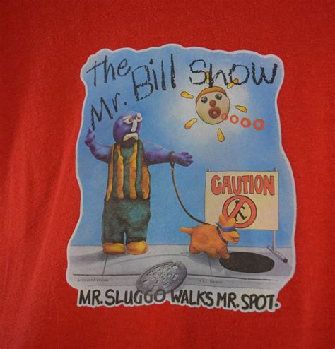 70s Mr. Bill Show T Shirt W Spot & Sluggo // Saturday Night - Etsy