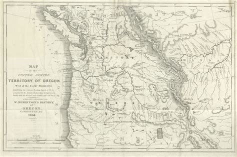 Oregon Territory - 1846 : r/MapPorn