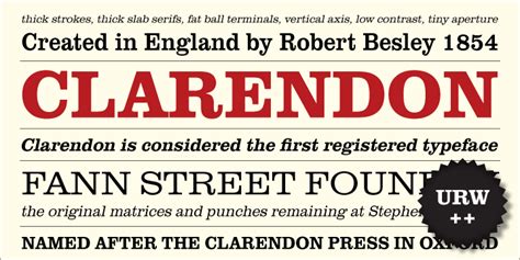 Clarendon Font Free Download - Free Fonts