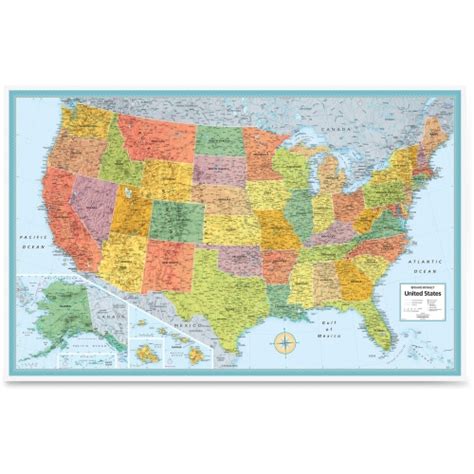 Rand McNally USA Wall Map - RAN528961004 - Shoplet.com