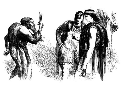 Troilus and Cressida Act V Header | Victorian Illustrated Shakespeare Archive