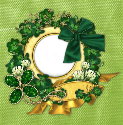 S.Patricio E Frame, Oval Frame, San Patrick Day, Gifs, Clip Art Freebies, Desktop Wallpaper ...