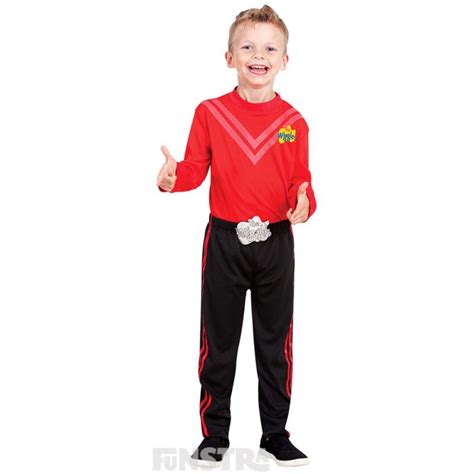 The Wiggles: Simon Dress Up Costume Red - Funstra