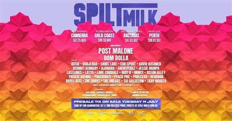 Spilt Milk Reignites For Summer 2023 With Legendary Lineup | Breaking News | Moshtix