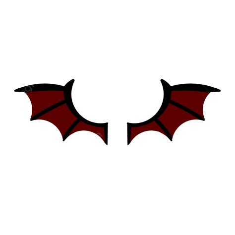 Devil Wing Clipart Hd PNG, Dark Red Cute Devil Bat Wings, Devil, Wing ...