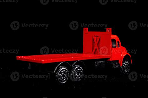 Red toy truck 18858058 Stock Photo at Vecteezy