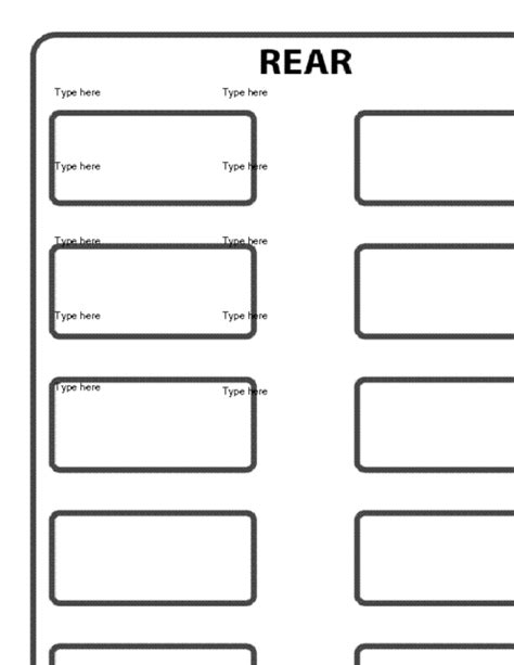 8 School Bus Seating Chart Template - Perfect Template Ideas