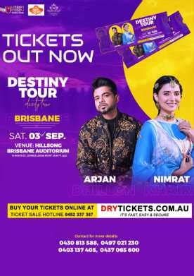 Arjan Dhillon - Punjabi Singer - DryTickets.com.au