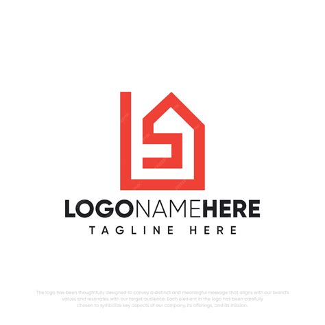 Premium Vector | Vector red color house logo design