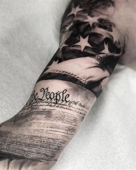 25 "We The People" Tattoo Design Ideas for Patriots