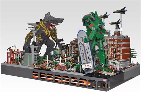 Amazing Lego Pacific Rim Kaiju Attack Diorama | Geek Culture