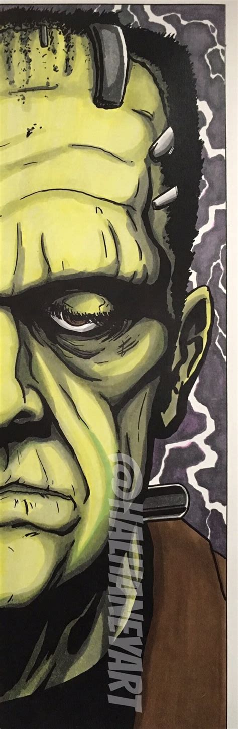 Dracula/frankenstein Split 11x17 Fine Art Print - Etsy