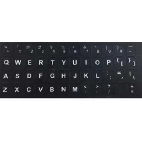 Keyboard finger stickers skin nails fade repair English keyboard ...