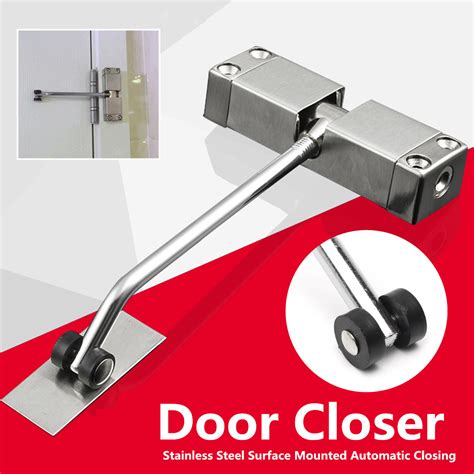 Stainless Steel Adjustable Surface Mounted Automatic Spring Closing Door Closer – Alexnld.com