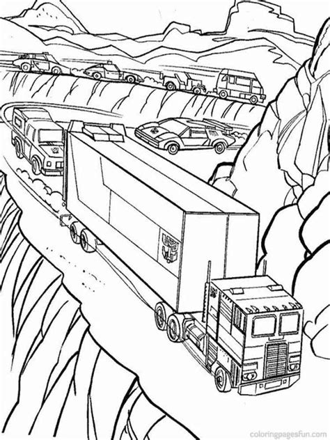 Truck coloring pages