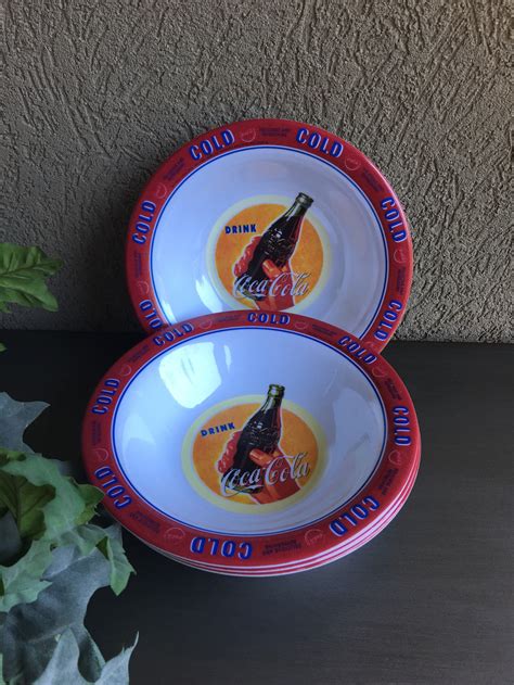 Vintage Coca Cola Cereal Bowls Gibson Coca Cola Bowls Coca | Etsy