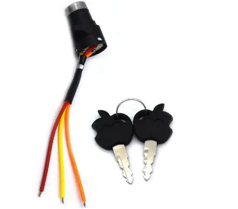 Electric scooter electric bicycle switch Key Switch Power Lock For Electric Bike eScooter -in ...